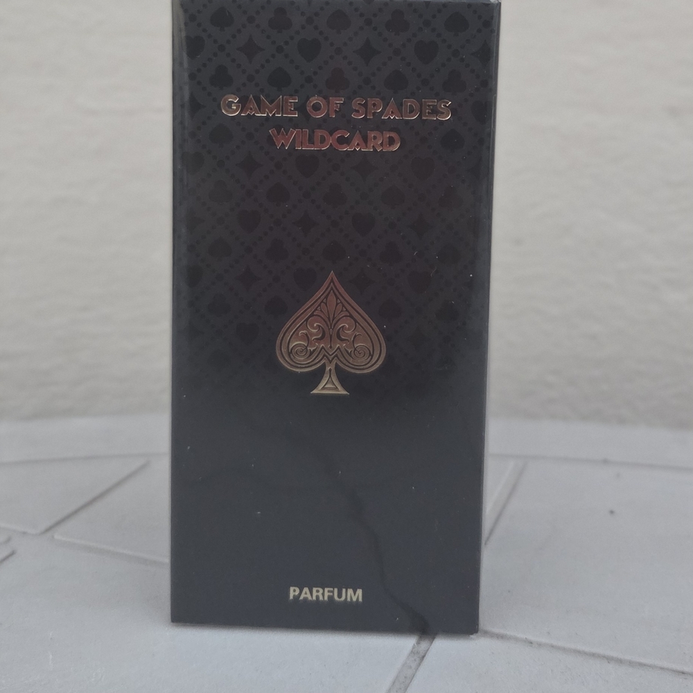 Milano Game of Spades Wildcard - Black & Rose Gold Text